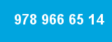 978 966 65 14